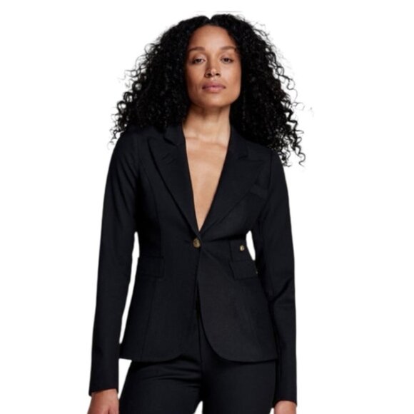 Smythe Black Duchess Blazer Size 8 NWT - Picture 1 of 11